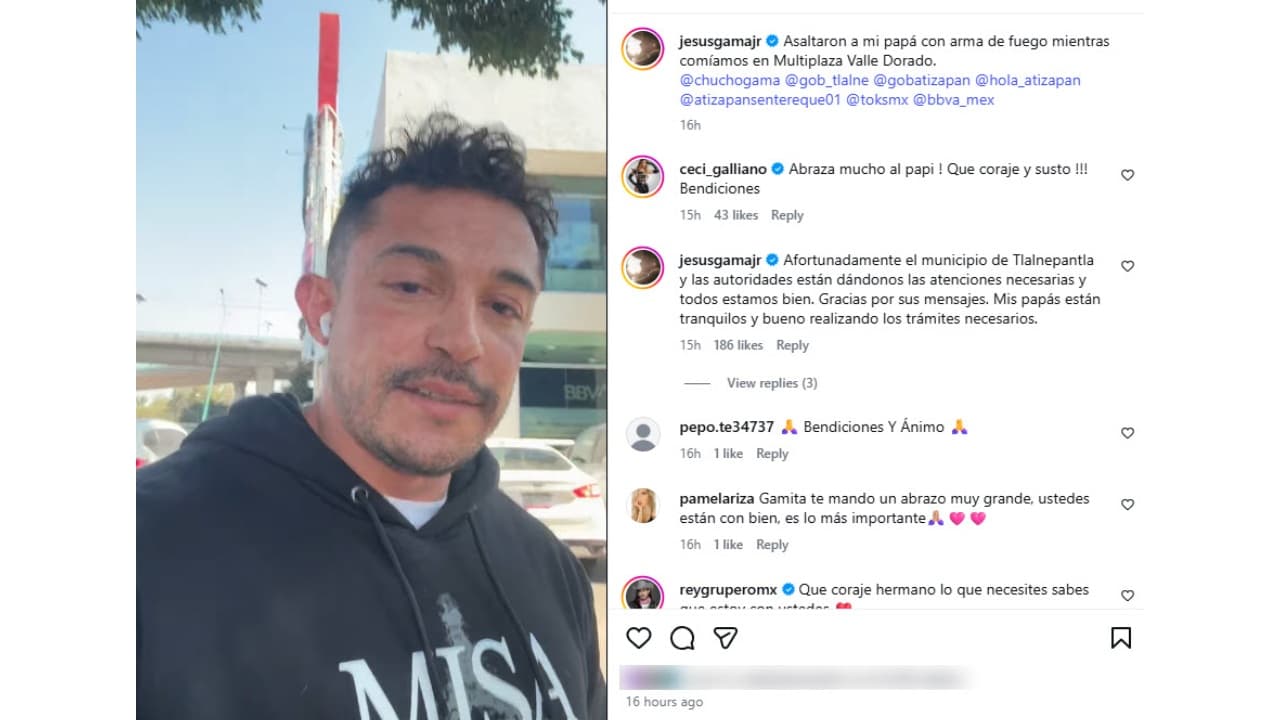 Jesús Gama Jr. narra el asalto que vivió su padre.