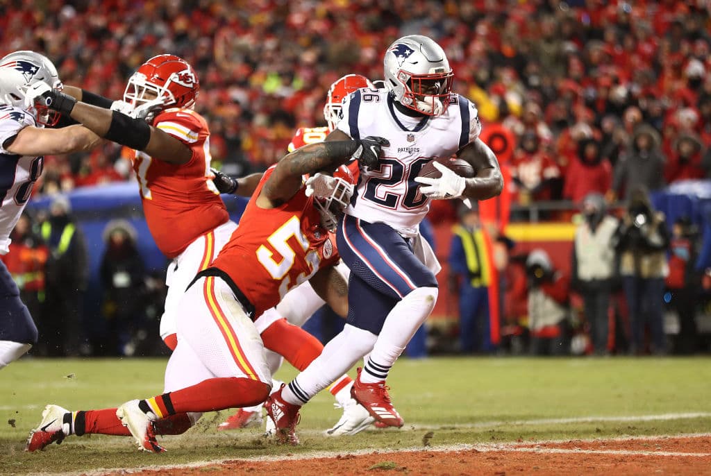Con el touchdown de Sony Michel, que es su cuarto en estos Playoffs, sirvió para empatar la marca en postemporada entre novatos (WIlliam Floyd, Leonard Fournette y Tony Dorsett).