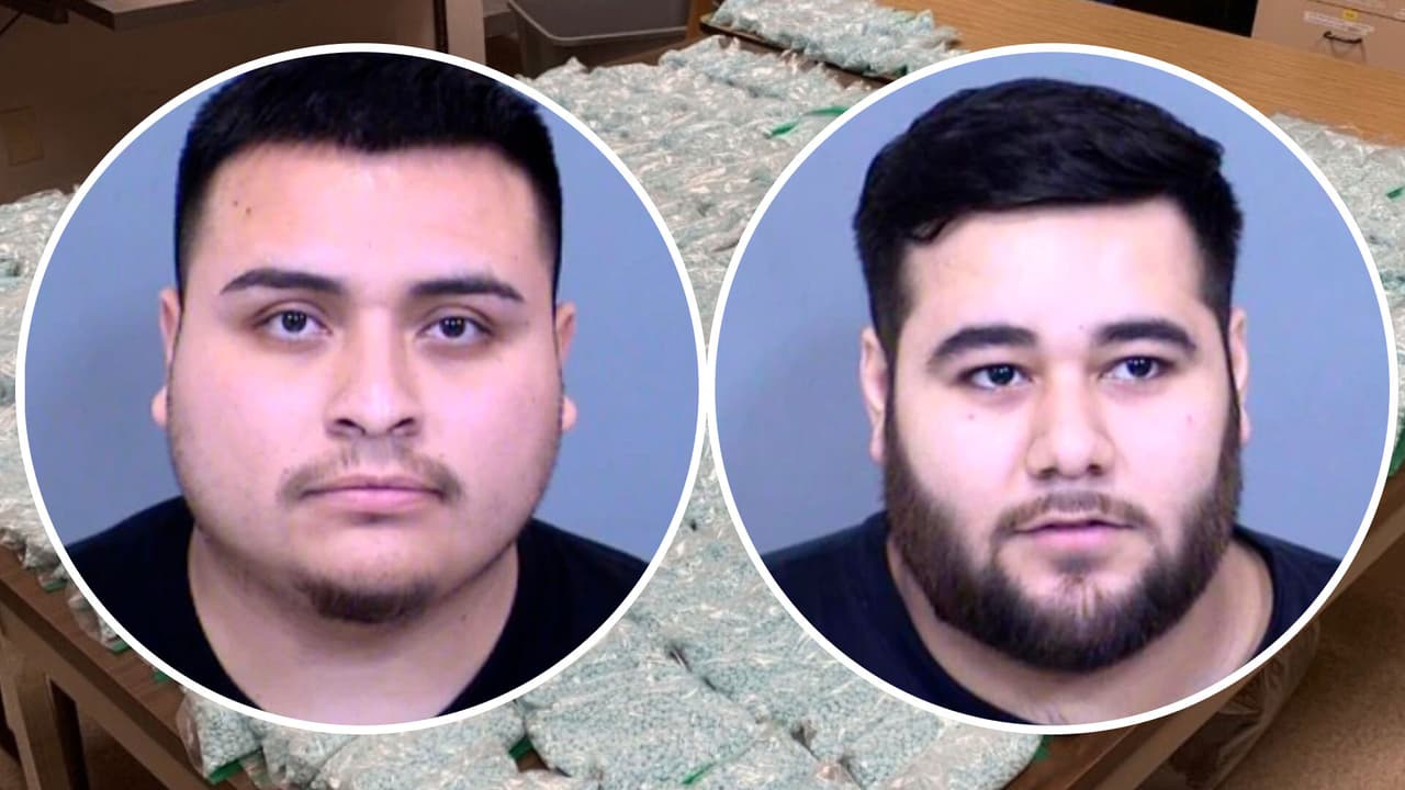 Decomiso histórico: hallan más de un millón de píldoras de fentanilo y detienen a dos hombres en Phoenix