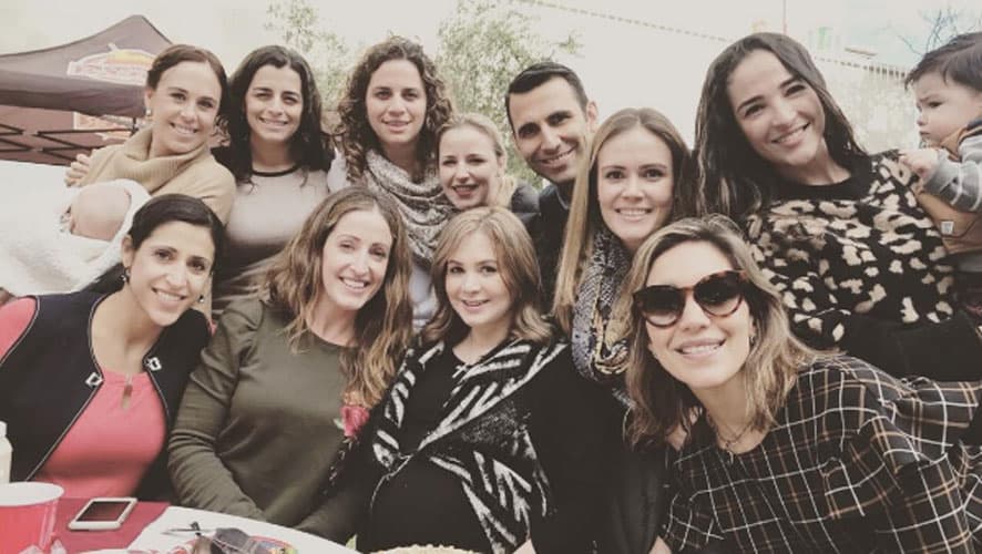 Esta fue una de las últimas fotos que Florencia subió en su cuenta de Instagram antes de volver a convertirse en mamá.