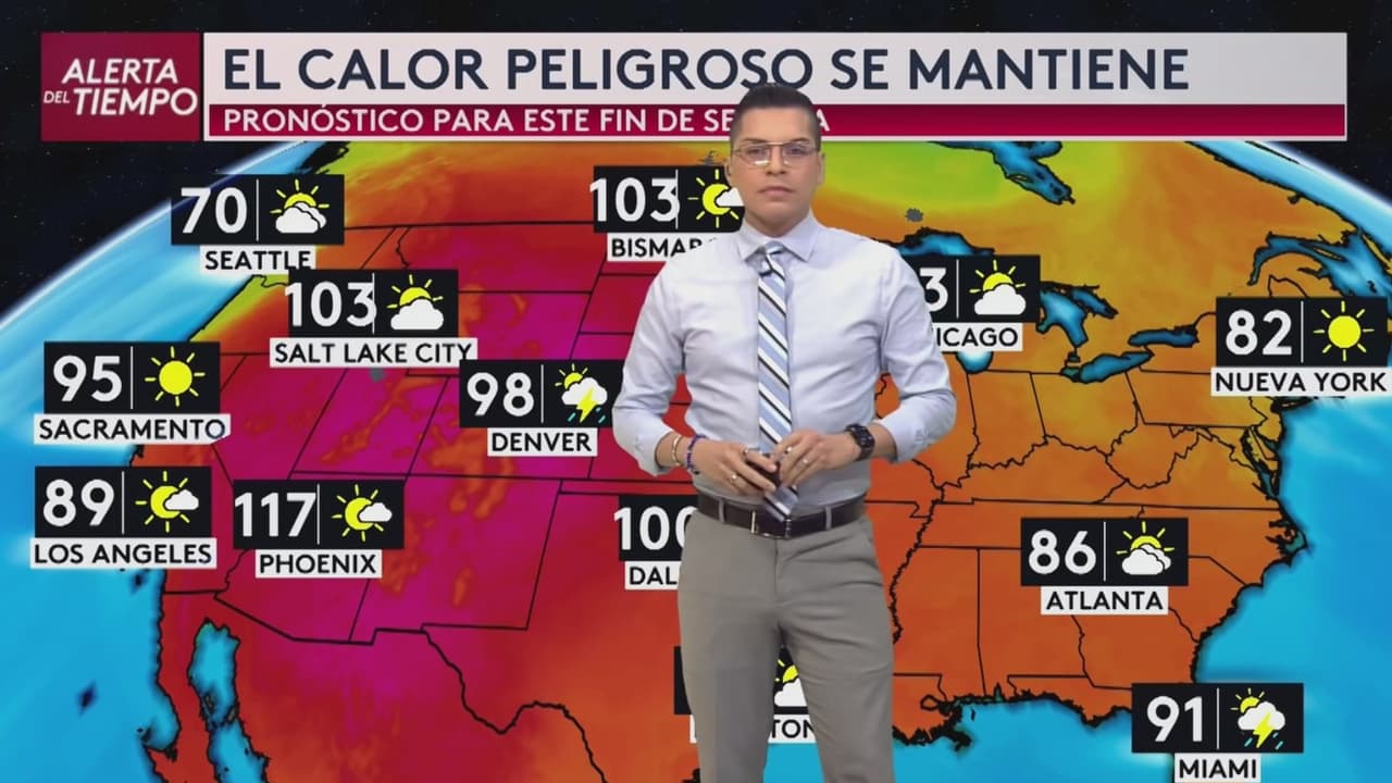 Alerta del Tiempo: Peligrosa ola de calor supera los 110 grados en varias regiones de Estados Unidos