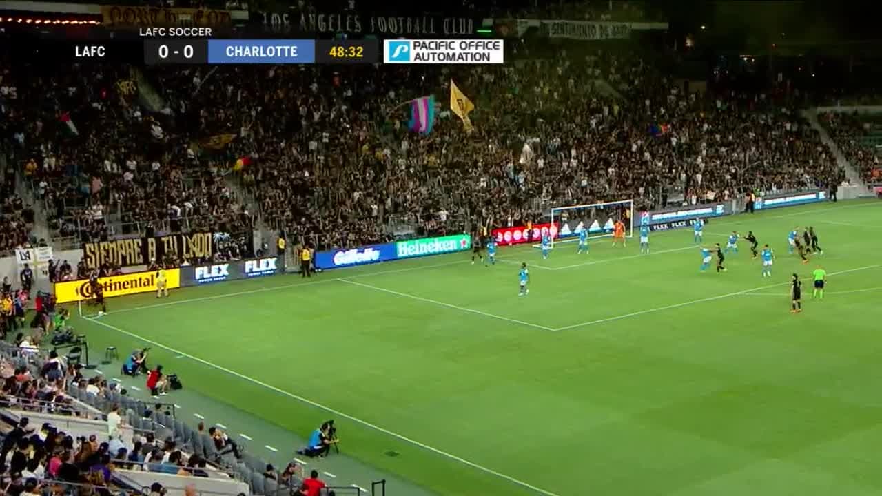 Cabezazo del colombiano Jesús Murillo adelanta al LAFC en casa ante Charlotte