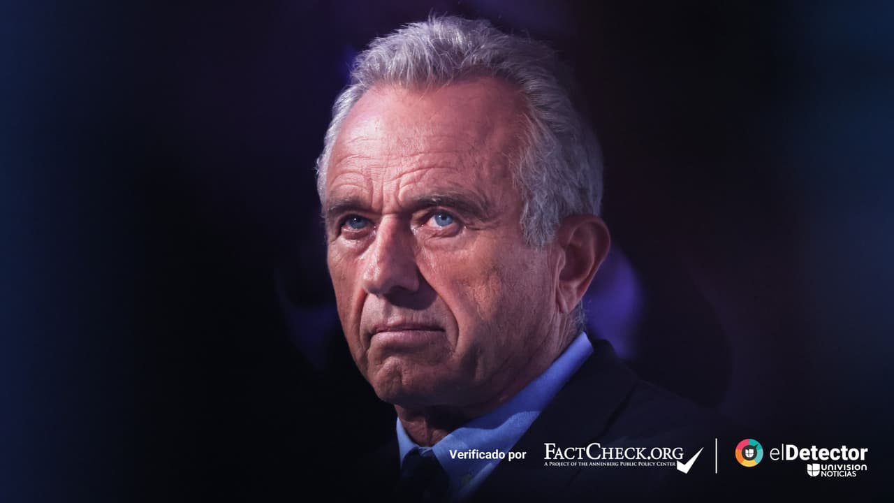 No hay pruebas de que el autismo sea causado por las vacunas o que no afecte a los adultos mayores, como dice Robert Kennedy Jr.