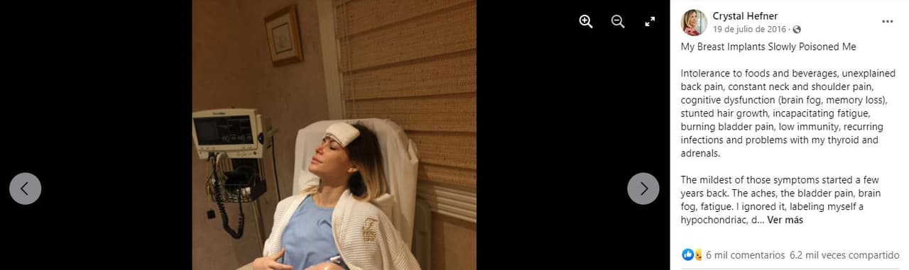 Crystal Hefner Facebook