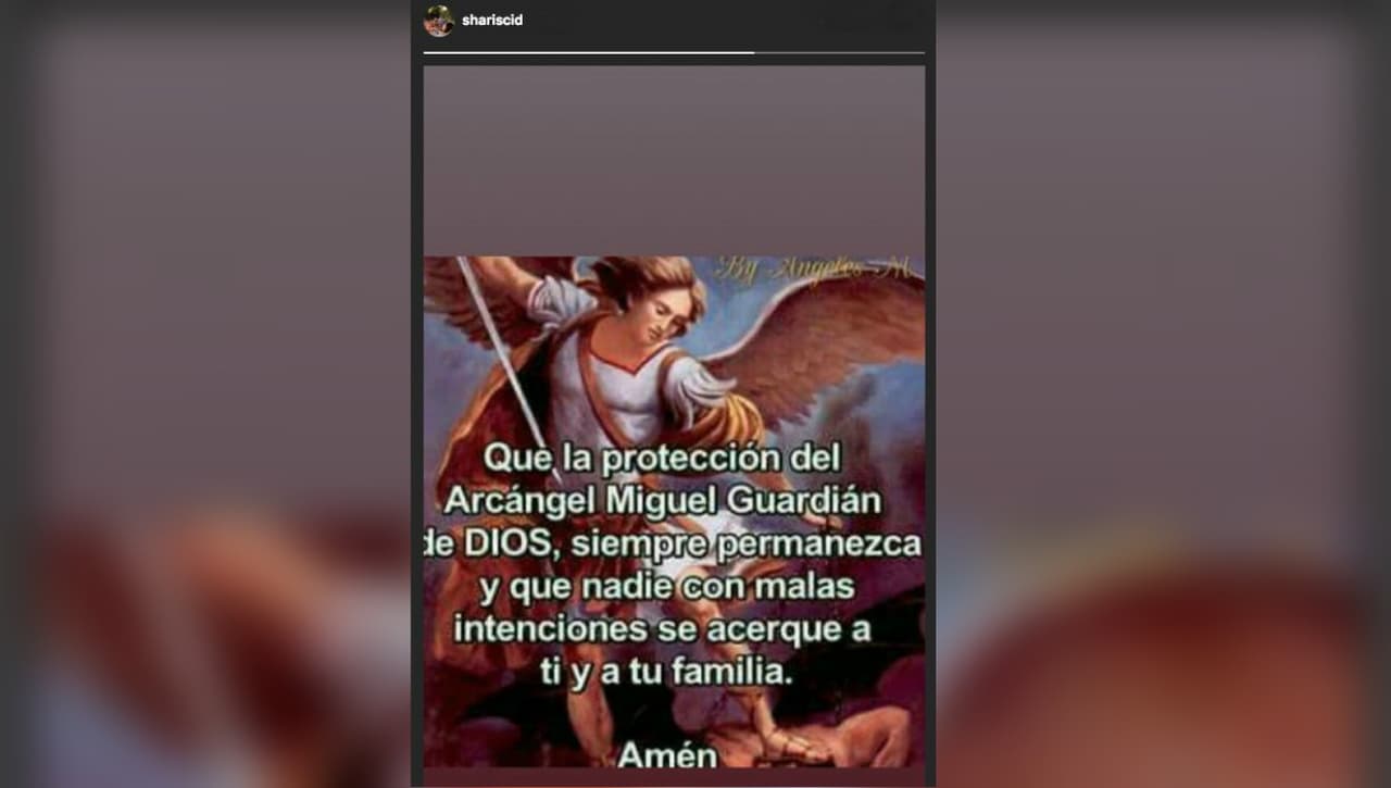 Esta fue la oración que compartió la actriz Sharis Cid poco tiempo después de que se informara públicamente de la detención de un segundo sospechoso del asesinato de su novio, el empresario Isaías Gómez.