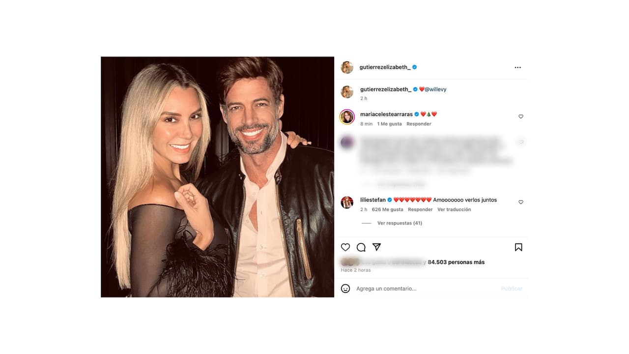 Elizabeth Gutiérrez continúa derrochando amor por William Levy tras rumores de separación.