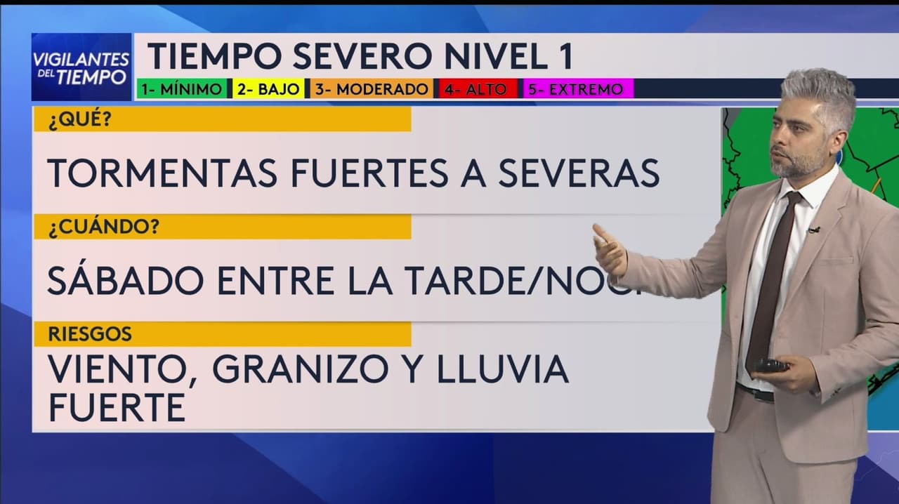 Tormentas aisladas podrían afectar a Houston este sábado con ráfagas de viento y caída de granizo
