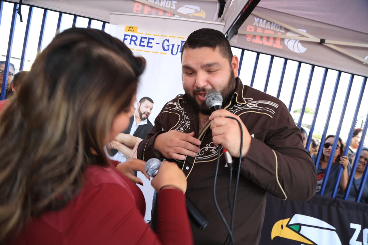 El Free-guey show es muy querido por su público y estas fotos lo demuestran.