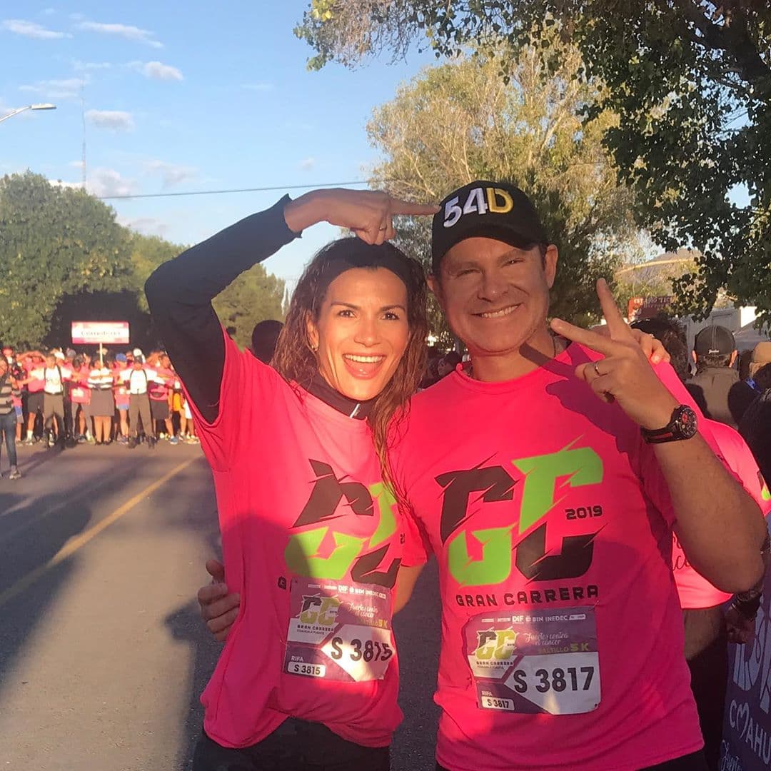 Alan y Cristy Bernal son felices ejercitándose y este fin de semana estuvieron en el norte de México disfrutando de una carrera 5k.