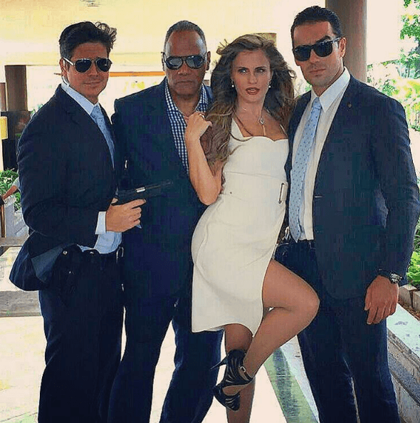 Se llevó súper bien con todo el elenco.