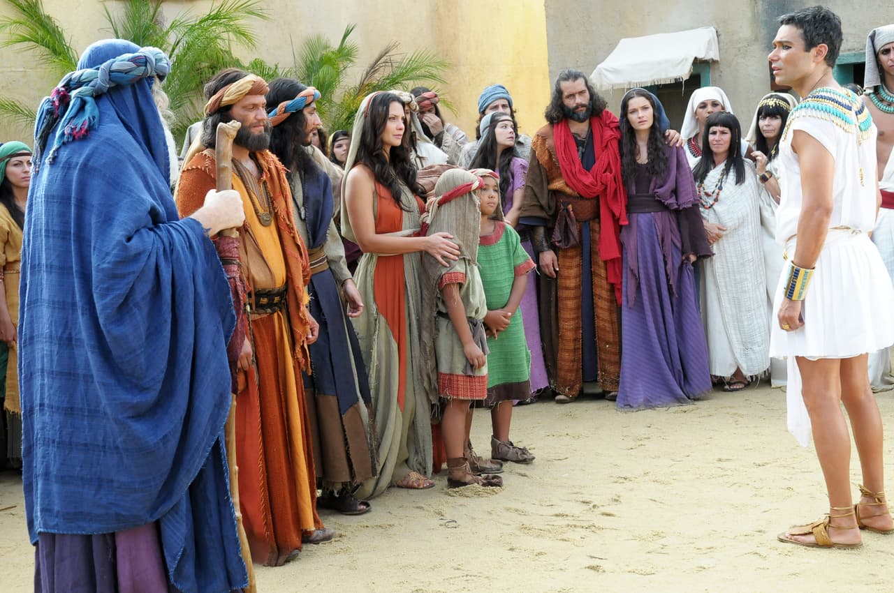 Tras el esperado reencuentro, José les dio al bienvenida a la familia de sus hermanos.