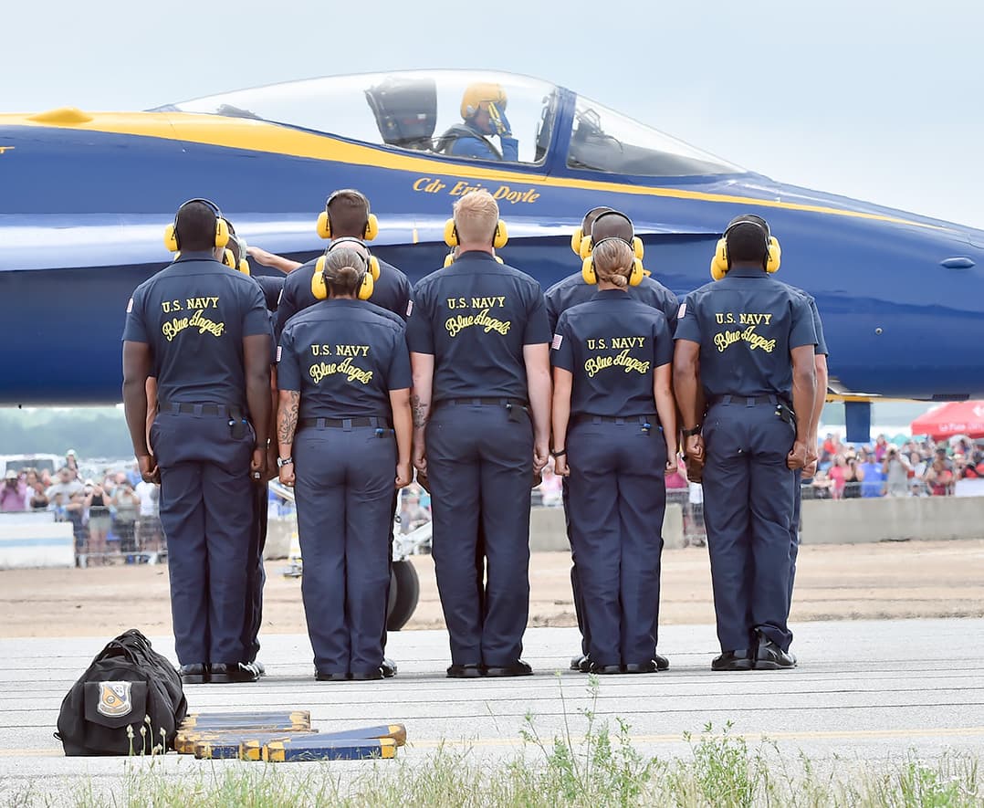 El selecto escuadrón se formó en 1946 tras la Segunda Guerra Mundial y es el primer equipo de demostración aérea militar con carácter oficial.