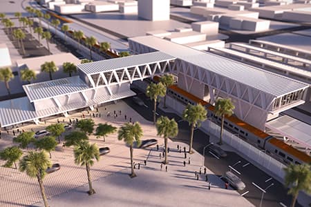 El sistema de trenes conectará a Miami con Fort Lauderdale, Palm Beach y terminará en Orlando.