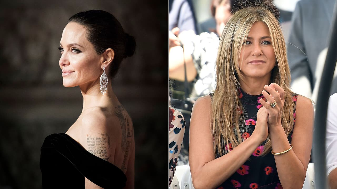 <b>Angelina Jolie y Jennifer Aniston</b>: la protagonista de ‘Friends’ fue la primera esposa de Brad Pitt, quien la dejó por Angelina, después de grabar con ella ‘Mrs. And Mr. Smith’. Las dos no se pueden cruzar ni en una gala, porque hubo mucho daño de por medio. 
<br>
<br>