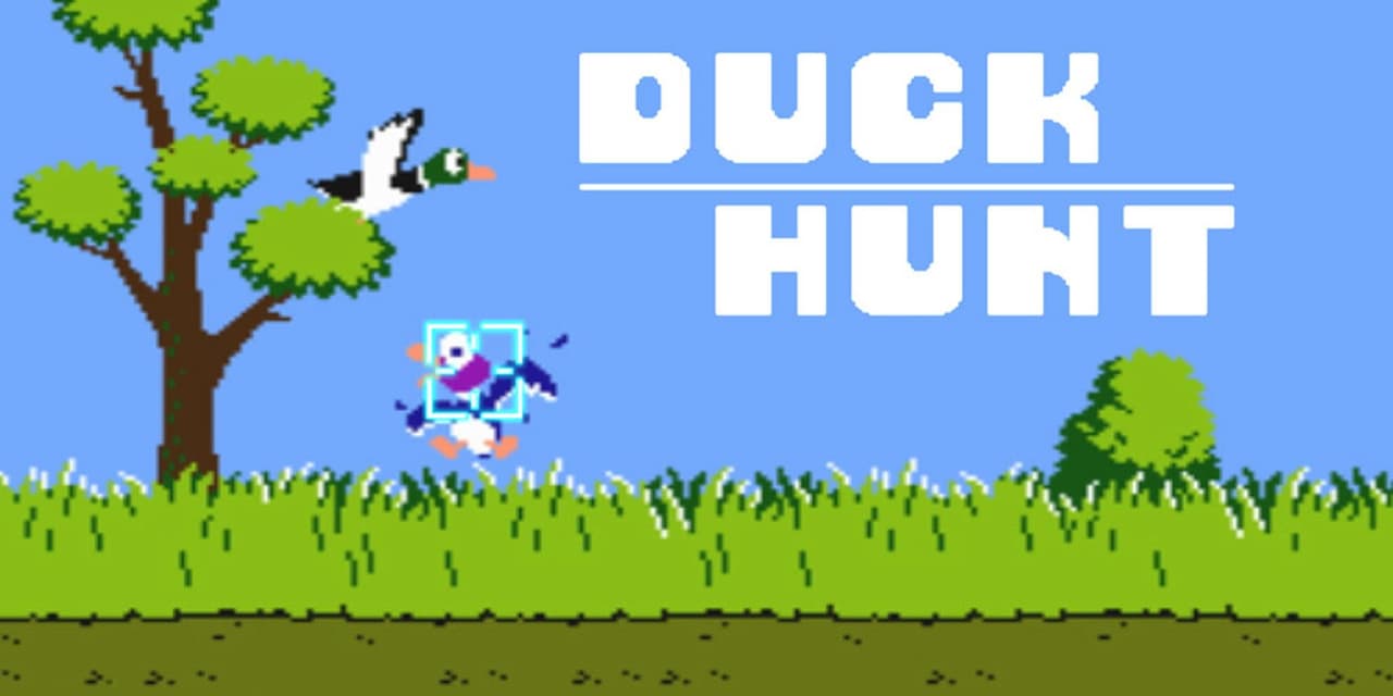 El popular videojuego de Nintendo Duck Hunt.