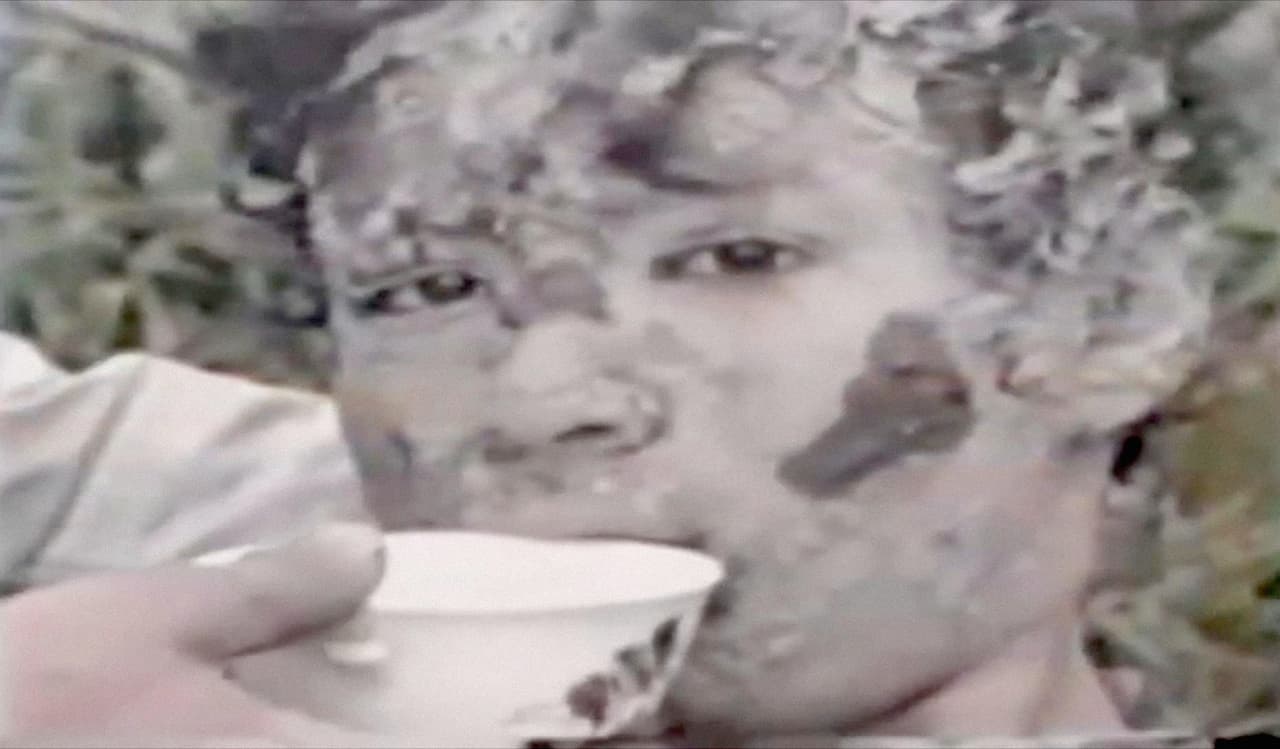 La mirada de un niño, sobreviviente de Armero.