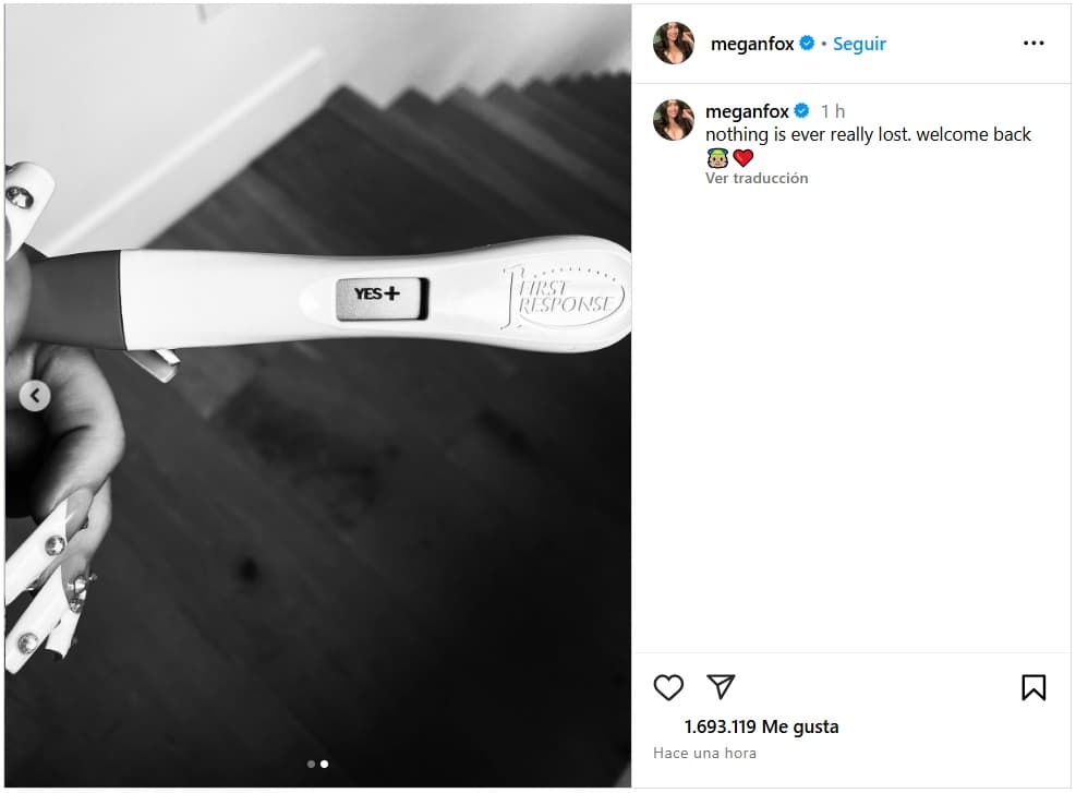 Megan Fox espera a su primer hijo con Machine Gun Kelly.