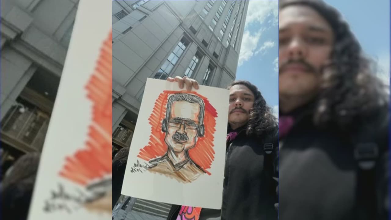 "Vi a otra persona": Caricaturista que retrató a Nicolás Maduro relata su experiencia en la última audiencia