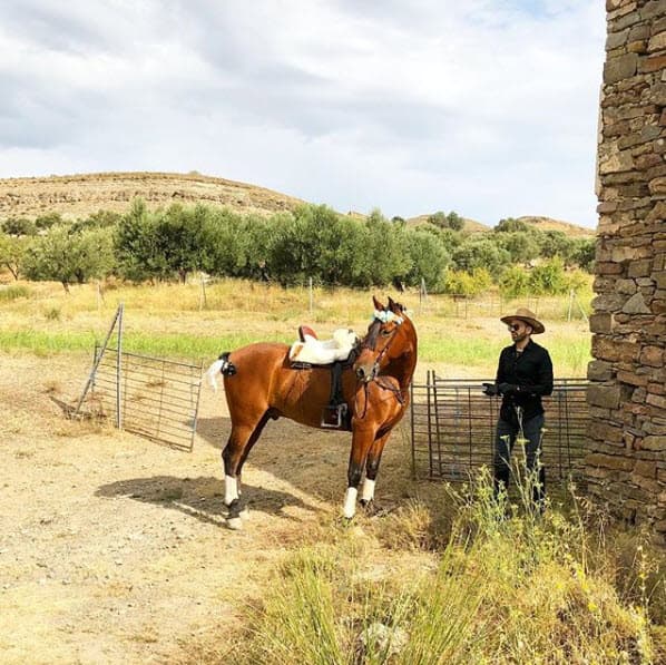 "Romería a la Virgen del Villar. Virgen del Villar rogad por nosotros", escribió.