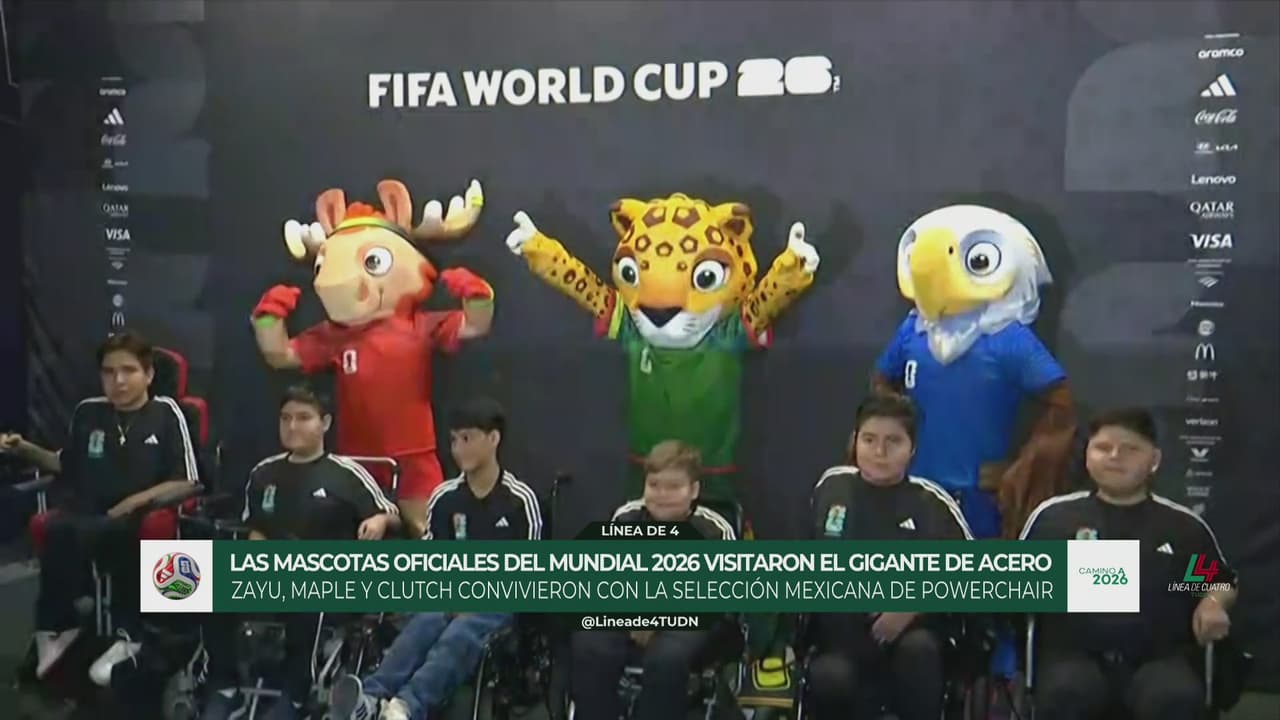 Sorpresiva visita de las mascotas del Mundial 2026 a Monterrey