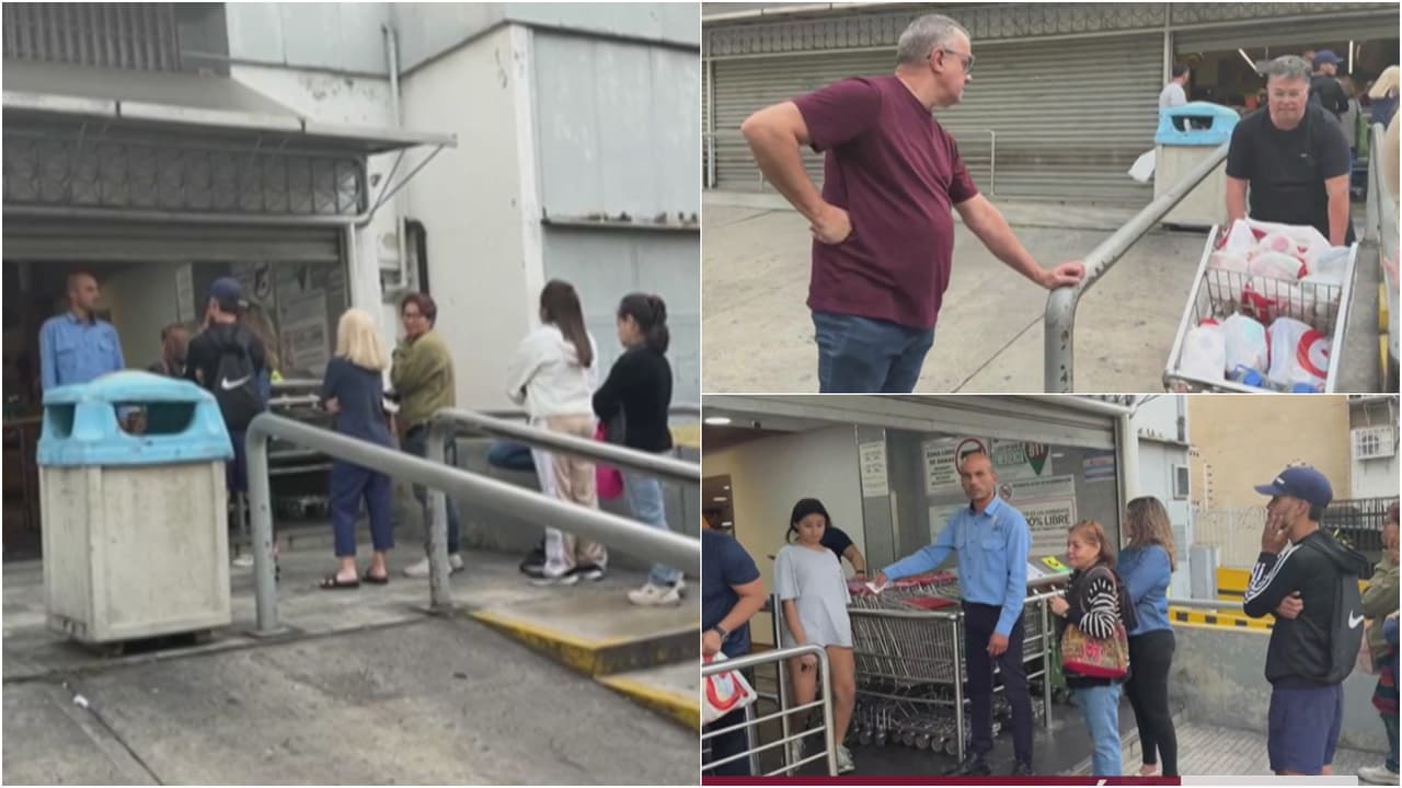 Venezolanos se preparan con insumos básicos ante la incertidumbre tras la captura de Maduro