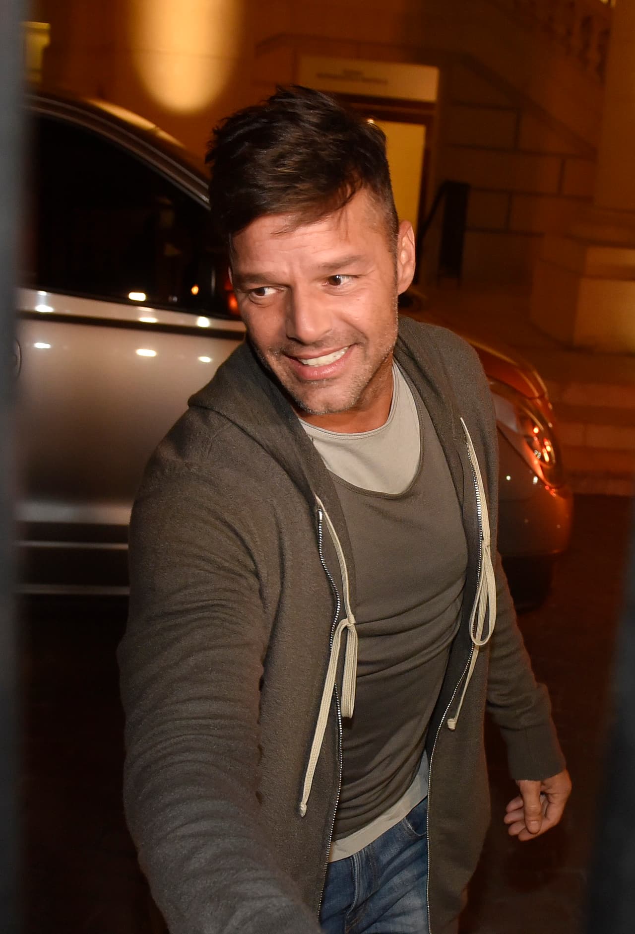 Ricky Martin a su llegada a Argentina