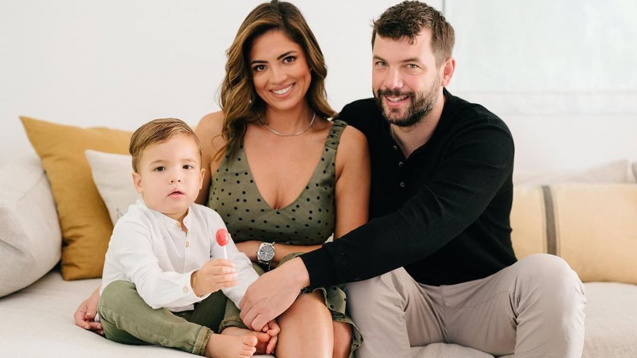 Pamela Silva compartió un tierno momento familiar junto a Jordan Siberry y el pequeño Ford.