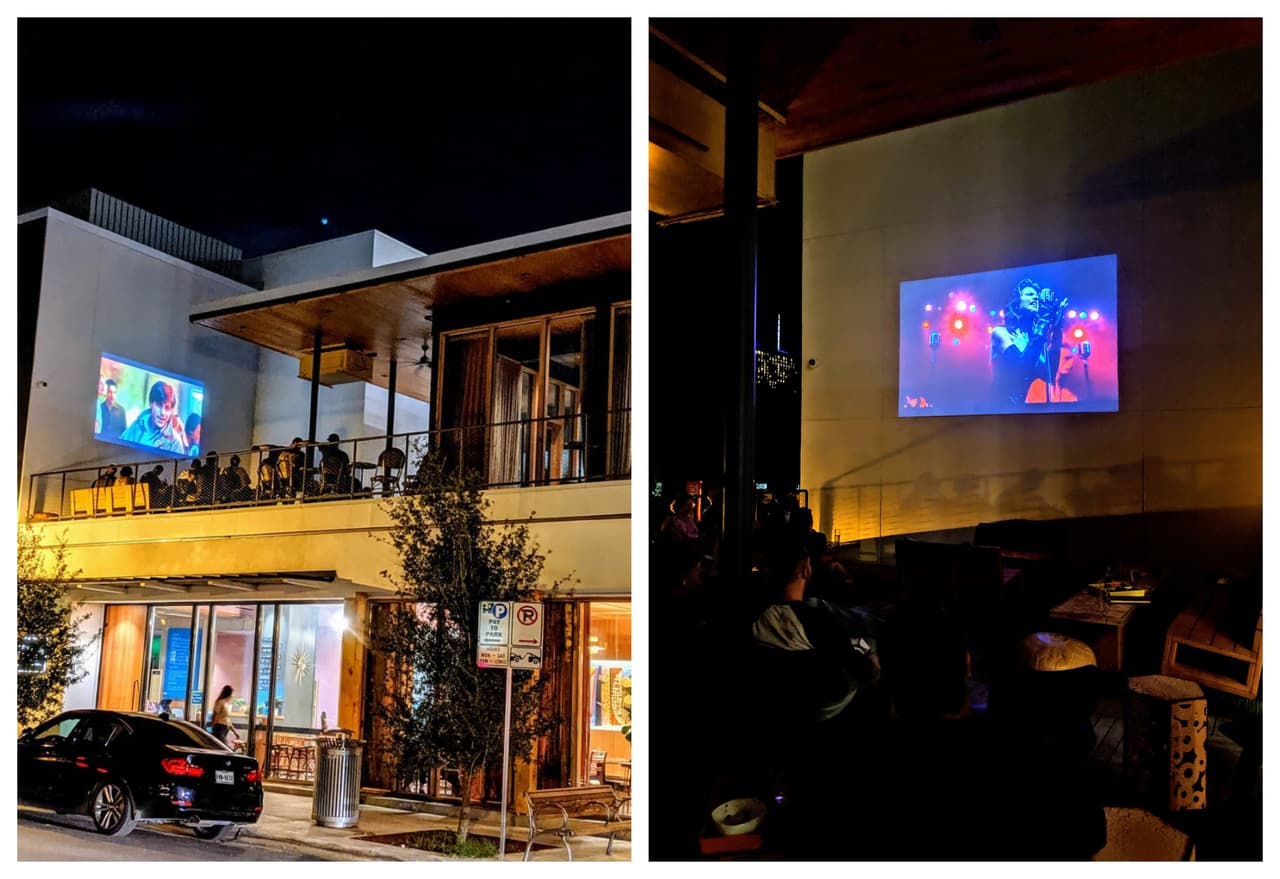 Puedes ver películas gratis en esta azotea en Austin