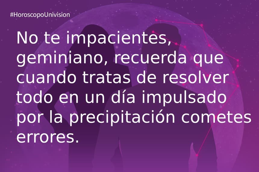 Géminis 27 de abril 2019