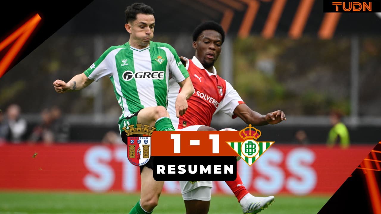 Resumen | Betis rescata empate ante Braga en Portugal