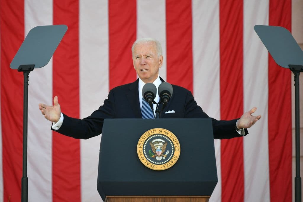 <b>Empatía. </b>"La empatía es el combustible de la democracia, nuestra disposición a vernos los unos a los otros no como enemigos, sino como vecinos incluso si no estamos de acuerdo", afirmó el presidente.