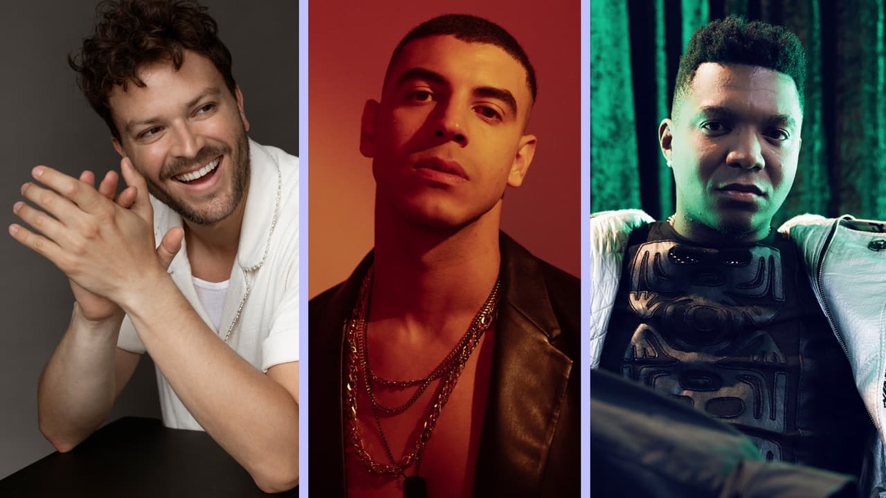 <h2 class="cms-H2-H2"><b>GUSI, MANUEL MEDRANO Y VENESTI</b></h2>
<br>
<br>Ellos no solo comparten la nacionalidad, pues los tres son colombianos, sino también la posibilidad de llegarse a casa cada uno un galardón: Gusi en la categoría 
<b>Mejor Álbum Tropical</b> por 24/7, Manuel Medrano en 
<b>Pop Track Del Año</b> por 'No sé si salga el sol remix' junto a Rawayana y Venesti, nominado a 
<b>Mejor Urban Track</b> por 'Necesidad'.