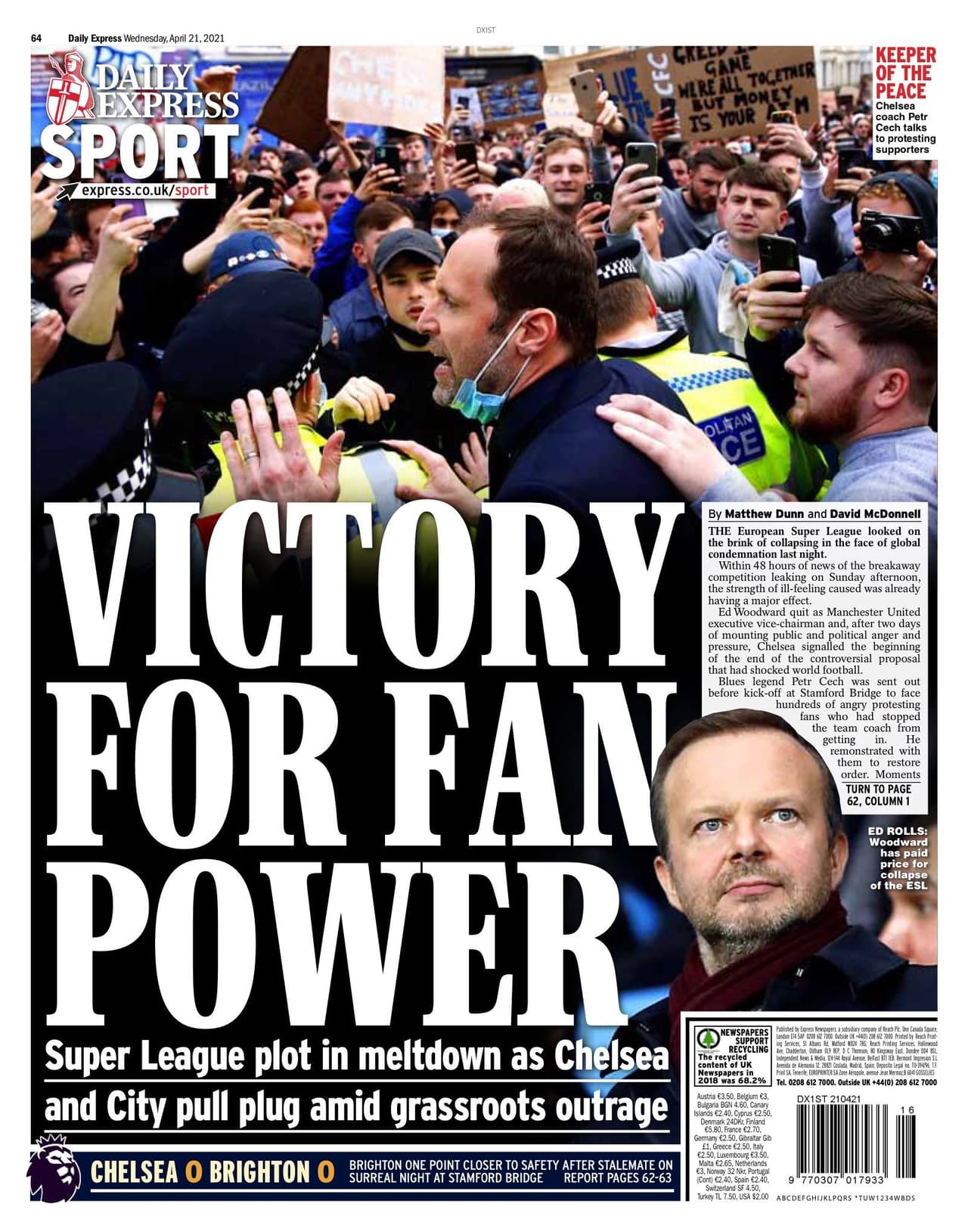 Tras varias horas de incertidumbre en el futbol europeo, el día de hoy se ha hecho oficial la suspensión del proyecto de la Superliga europea.