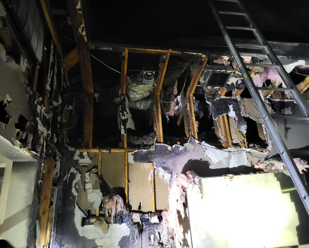 Los Bomberos del Condado de Hillsborough detuvieron un incendio en una casa en Apollo Beach este viernes en la noche.