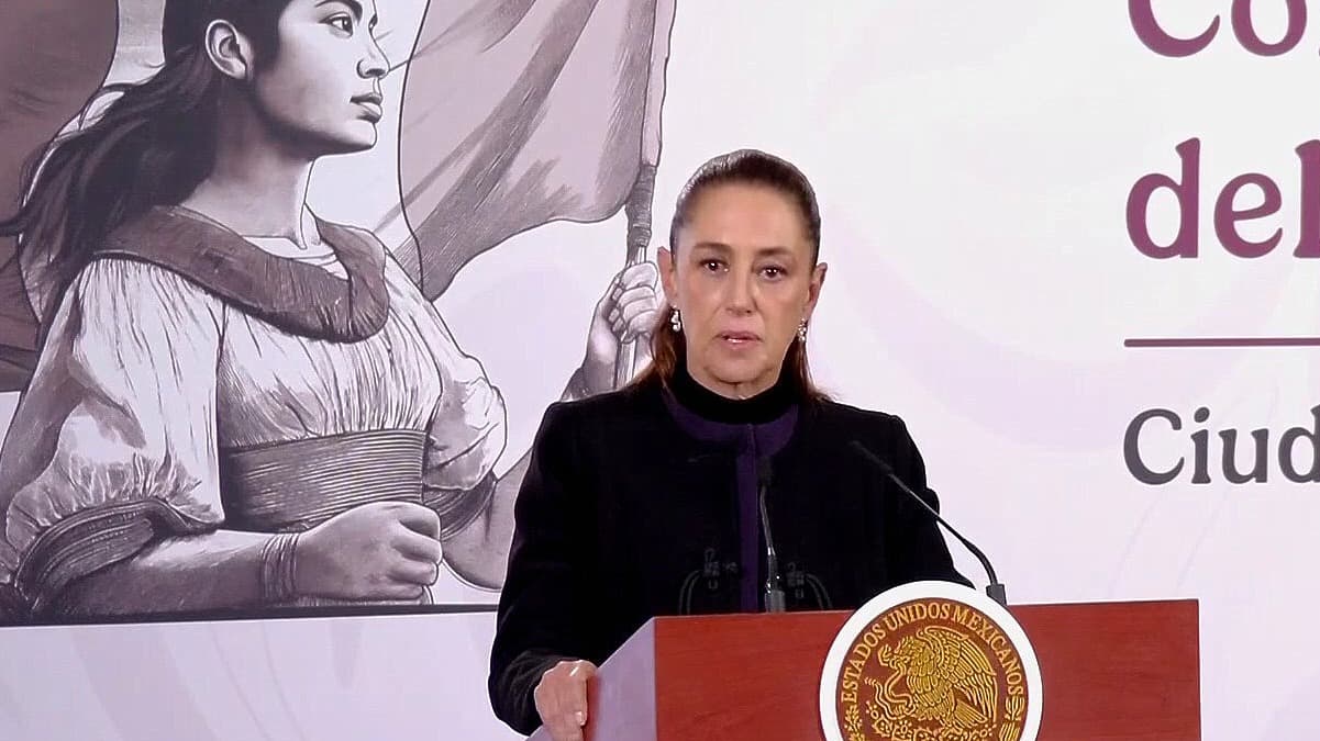 Presidenta de México, Claudia Sheinbaum, confirma libre tránsito tras operativo de “El Mencho”