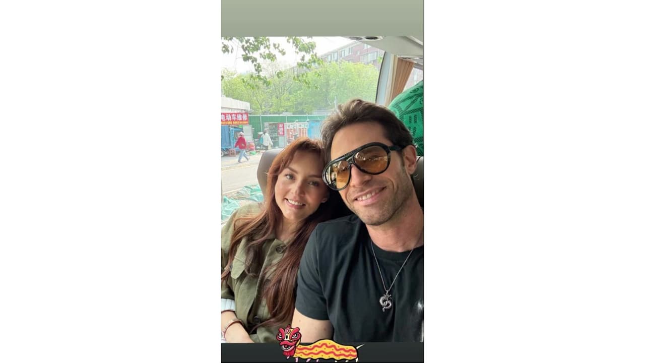 Así se dejaron ver Angelique Boyer y Sebastián Rulli en China.