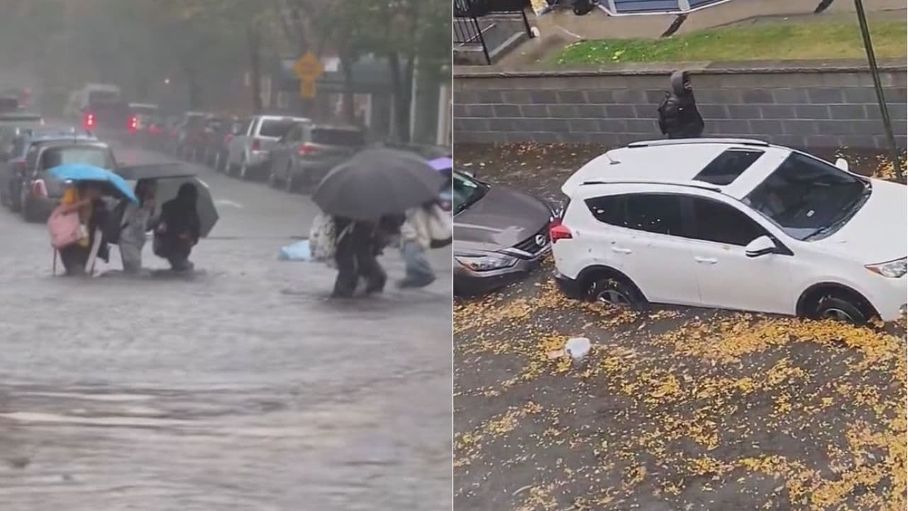 Tormenta en Nueva York deja dos muertos, calles inundadas y vuelos cancelados