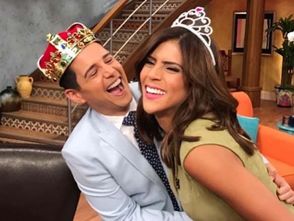 Alejandro Chabán y Francisca Lachapel siempre tienen una enorme sonrisa en su rostro.