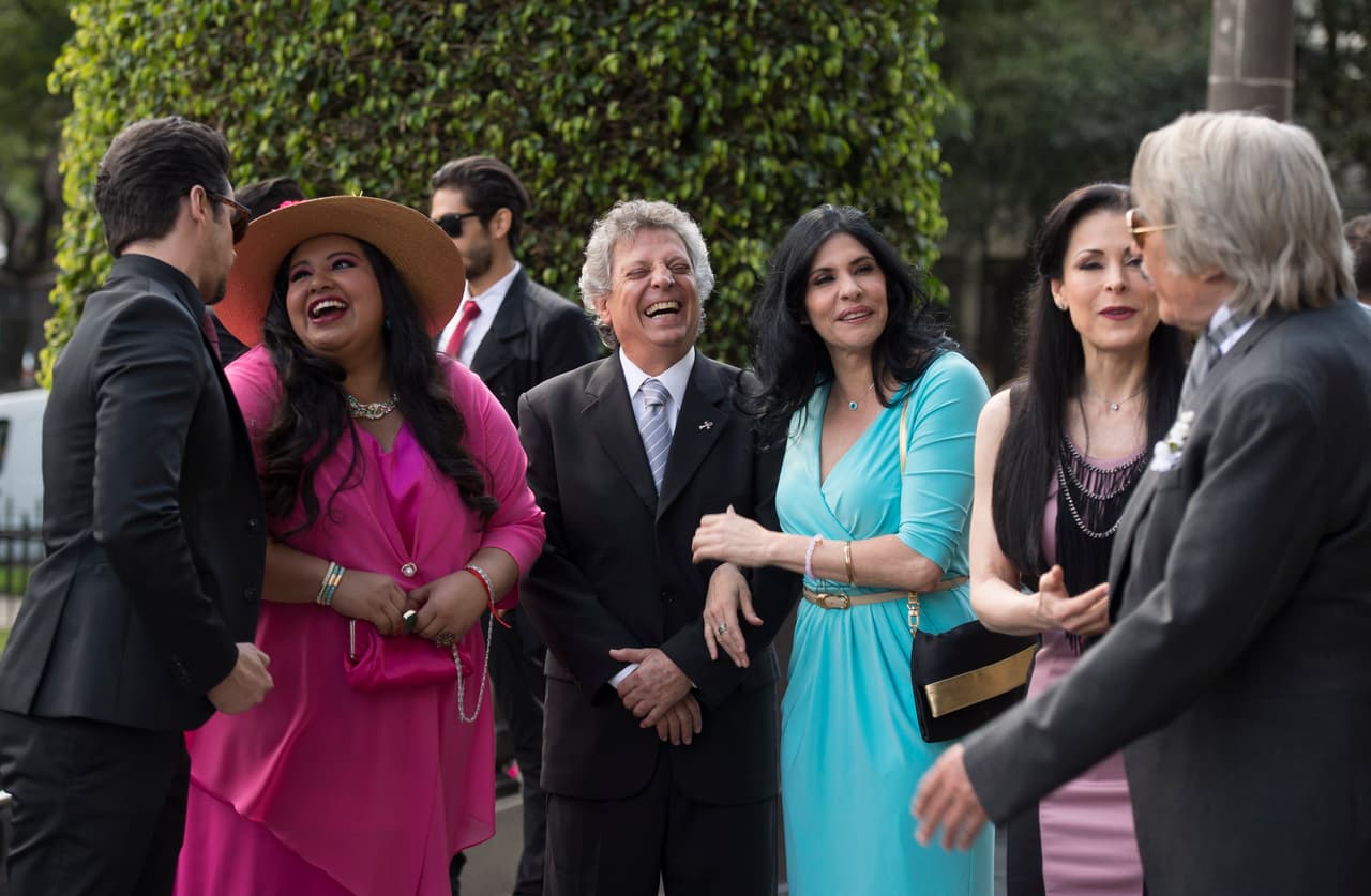 Los empleados del rancho lucieron sus mejores trajes.