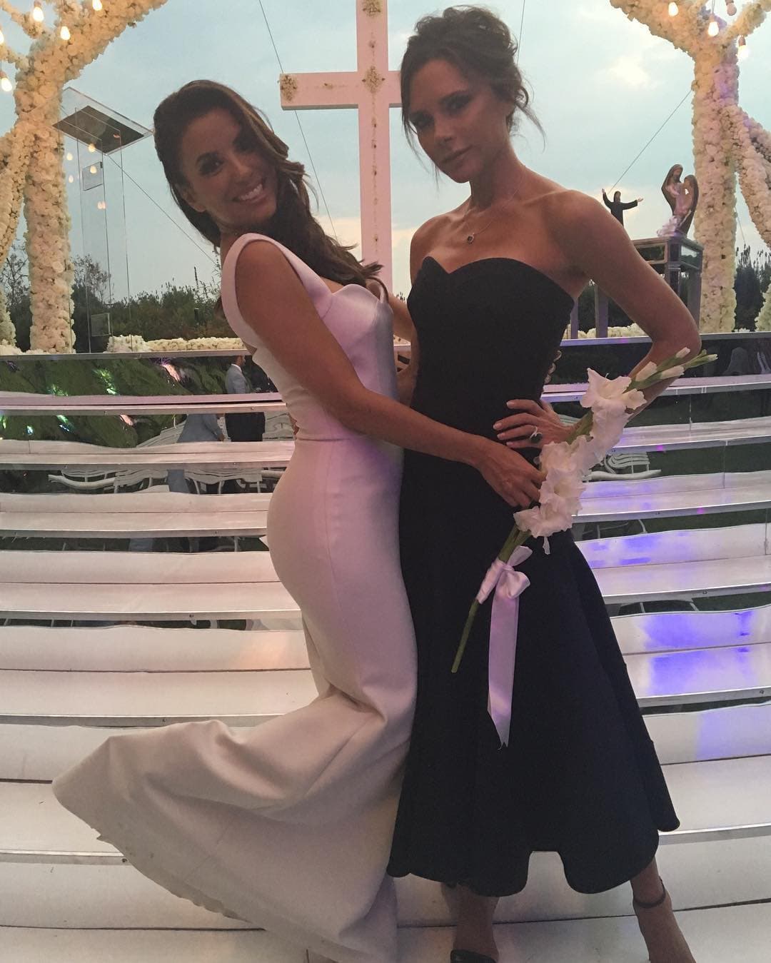 Eva Longoria, impresionada con el dominio del español de Victoria Beckham