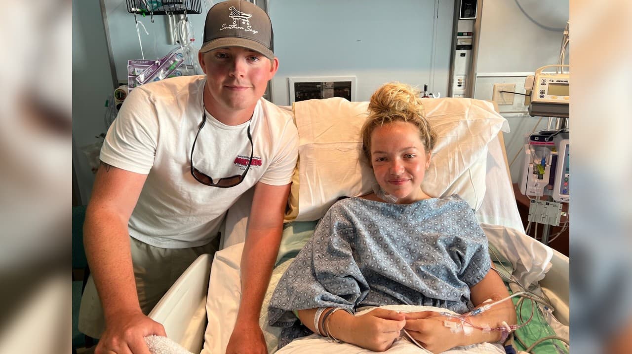 Adolescente mordida por un tiburón en Florida se somete a otra cirugía para salvar su pierna