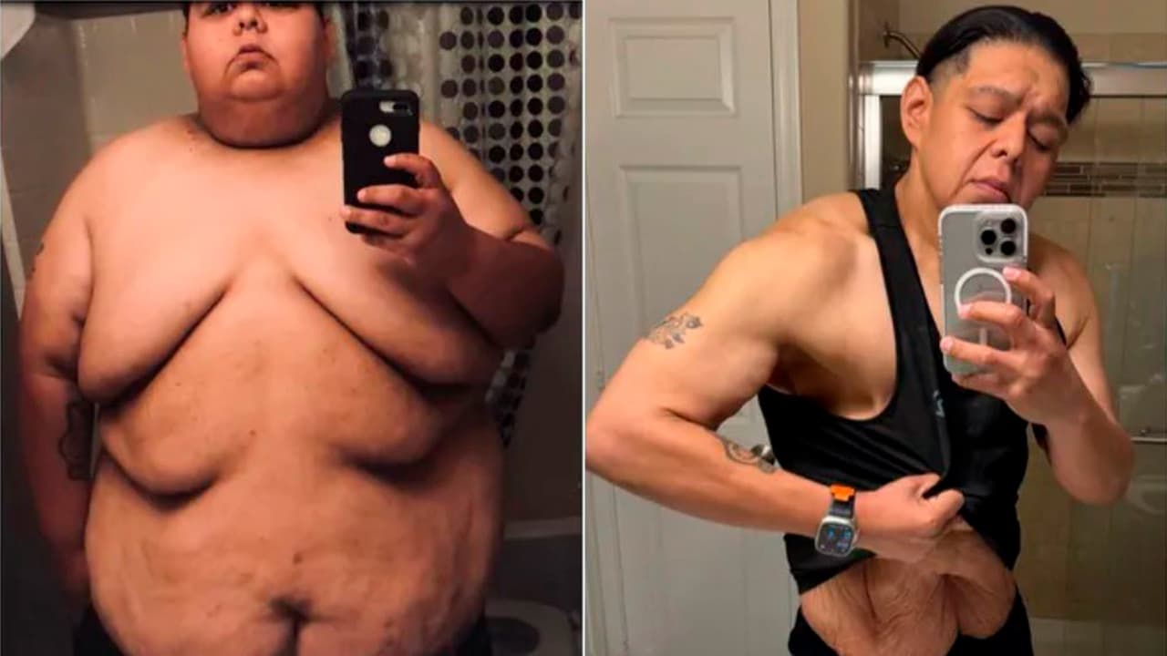 Hombre hispano vence al sobrepeso y pierde 300 libras, ahora busca inspirar a otros
