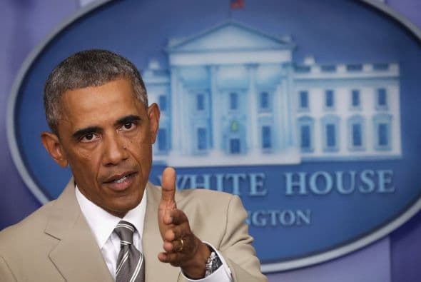 "Me verán sólo con trajes grises y azules", dijo Obama a la revista "Vanity Fair" en 2012.