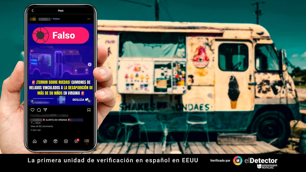 No hay "secuestros masivos" de niños en Virginia ni hay camiones de helado involucrados