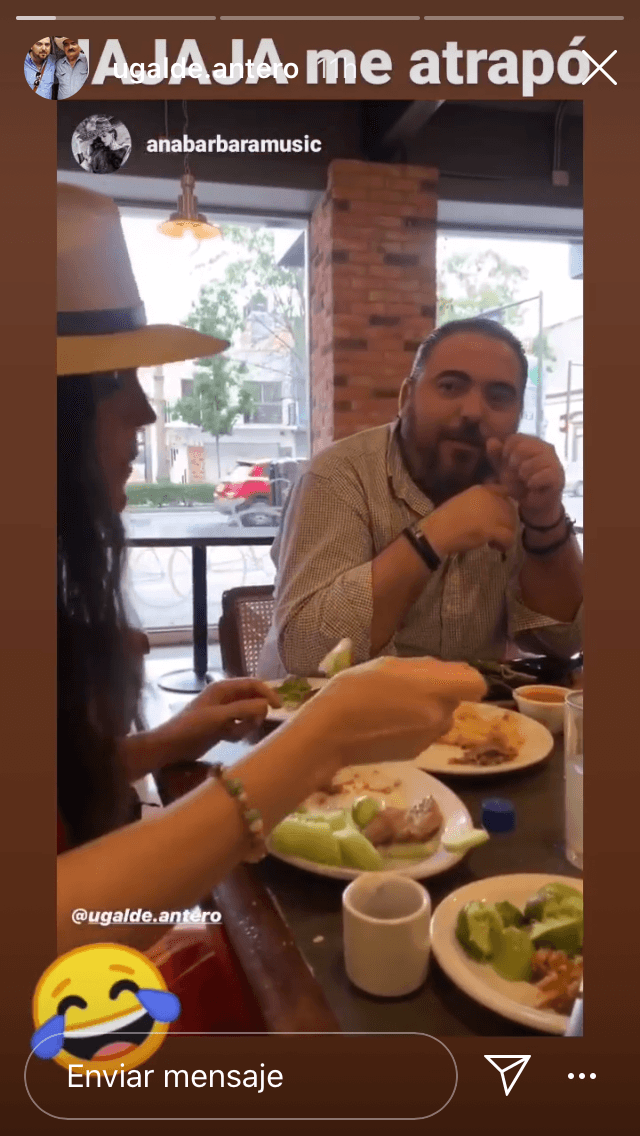 Precisamente durante esta semana Ana Bárbara ha publicado fotos y videos con Antero ahora que
<b><a href="https://www.univision.com/famosos/llegando-a-mexico-sintio-la-presencia-de-jenni-rivera-luego-ana-barbara-vivio-una-experiencia-unica-con-su-mama-video" target="_blank">está de visita con su familia en México. </a></b>
<br>