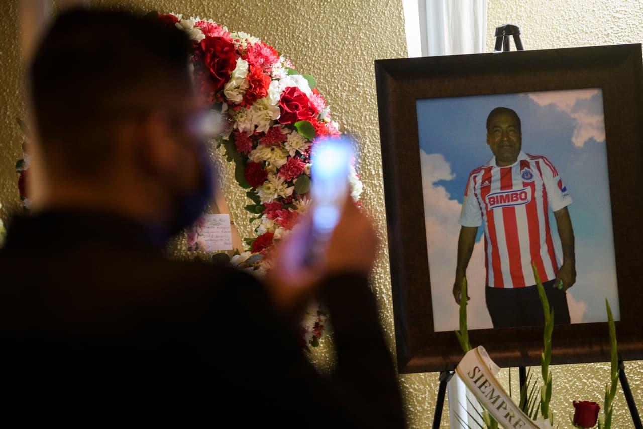 Gilberto Arreguin Camacho fue velado por sus familiares el 31 de diciembre de 2020.