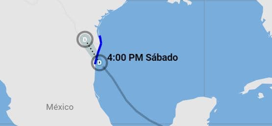 En vivo: Sigue aquí la trayectoria del potencial ciclón que está dejando fuertes lluvias en México y afectará también a Estados Unidos