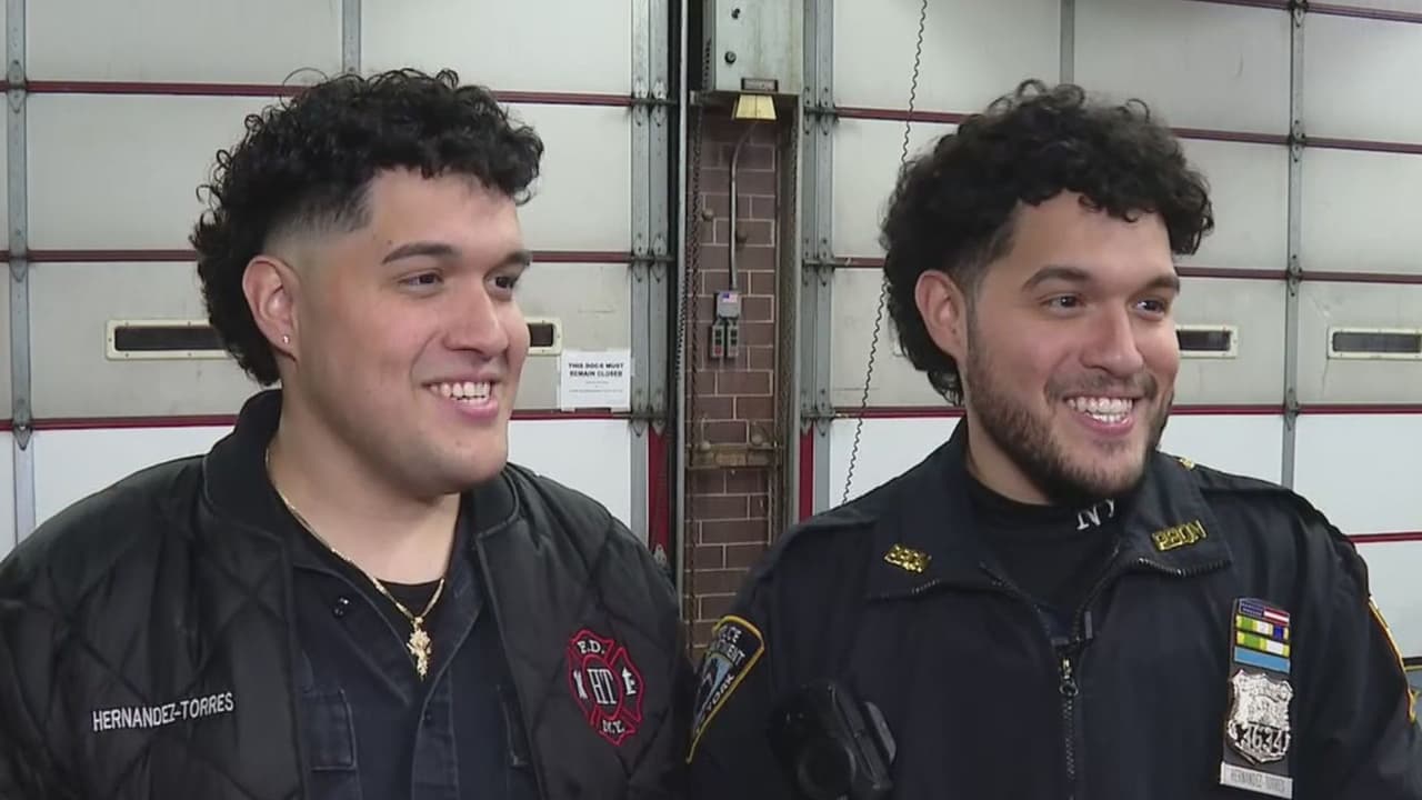 Gemelos hispanos dedican su vida a servir a su comunidad desde el FDNY y el NYPD