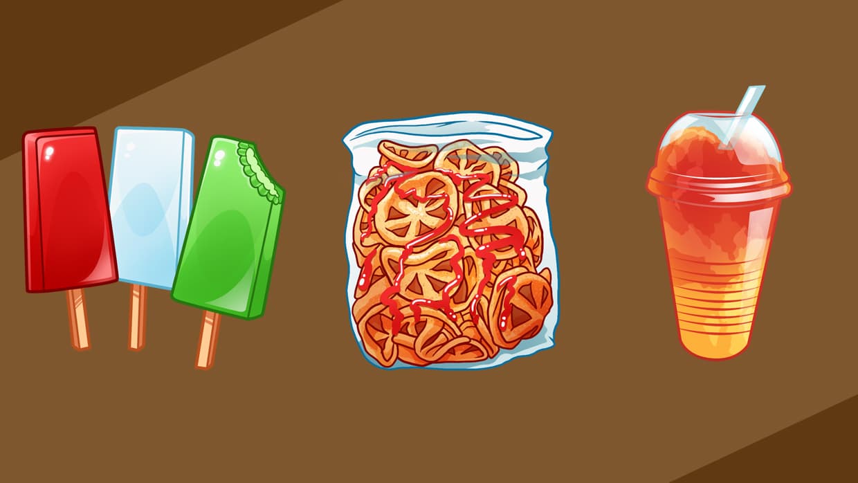 Y que no falten las paletas, los fritos y hasta las mangonadas. ¿Ya se te hizo agua la boca?