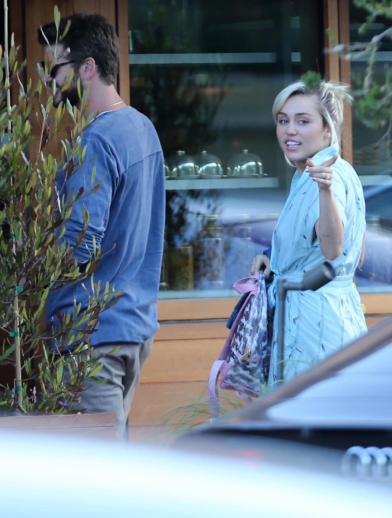 Los dos fueron a comer sushi a un restaurante en Malibú.